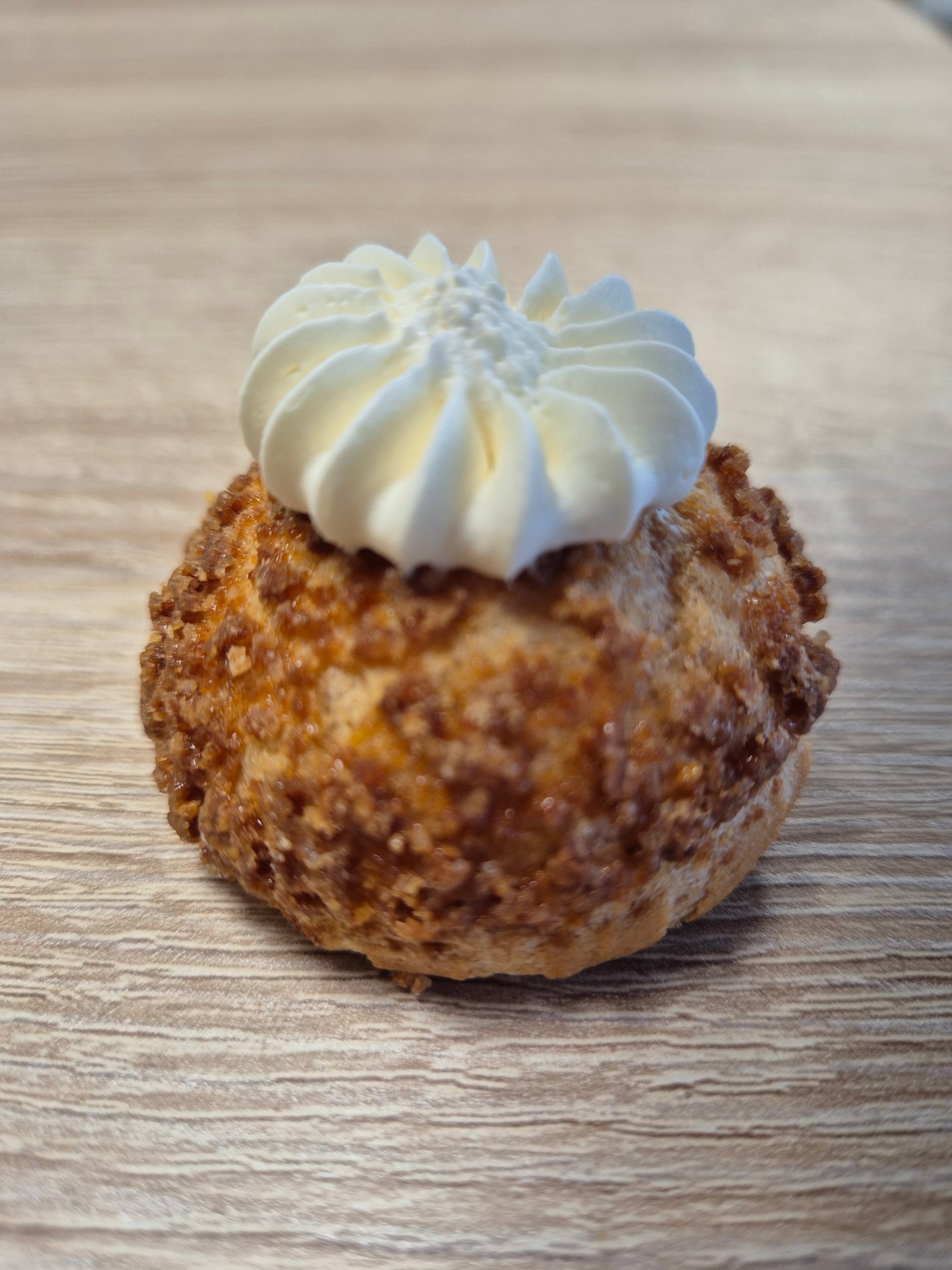 Chou craquelin vanille